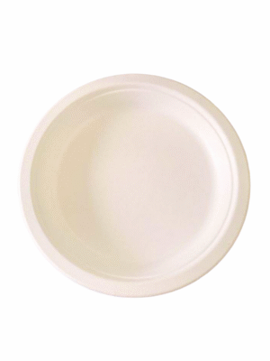 Econic 9" Round Plate | No Compartments  25 Pcs Pack