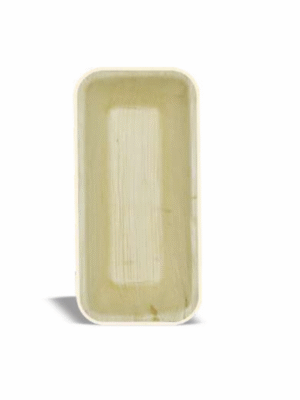 Econic Palm Leaf Rectangle Plate 6"x3" (15cm x 9cm)