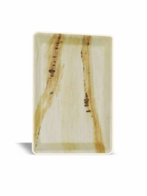 Econic Palm Leaf Rectangle Tray 12"x10" (30cm x 25cm)