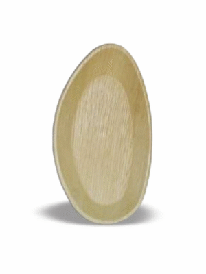 Econic Palm Leaf Water drop Shape Plate 12"x7" (30cm x 18cm)