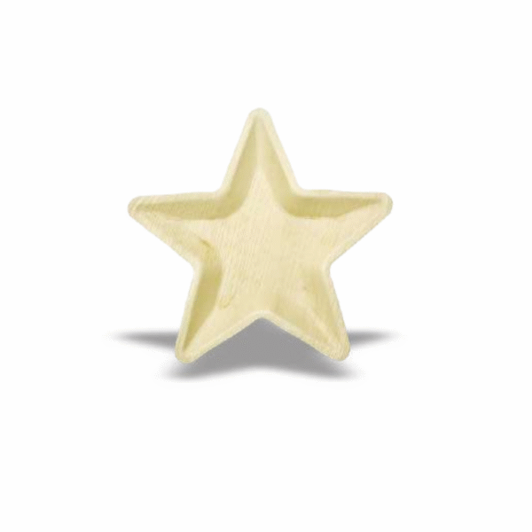ENPL083 Econic Palm Leaf Star Shape Plate 10"